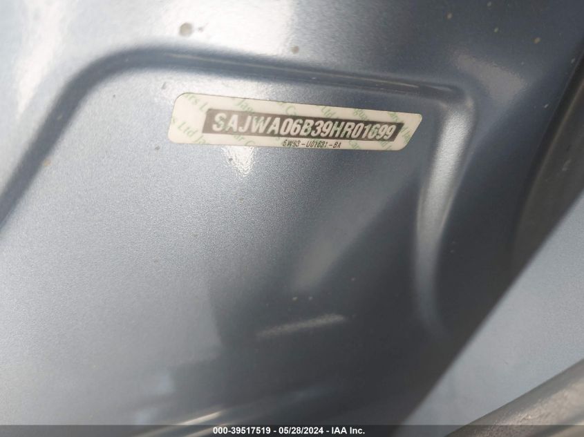 2009 Jaguar Xf Premium Luxury VIN: SAJWA06B39HR01699 Lot: 39517519