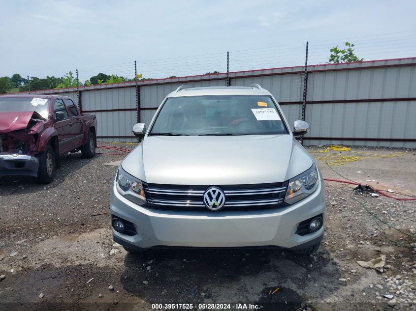 2015 Volkswagen Tiguan Se VIN: WVGAV7AX1FW616110 Lot: 39517525