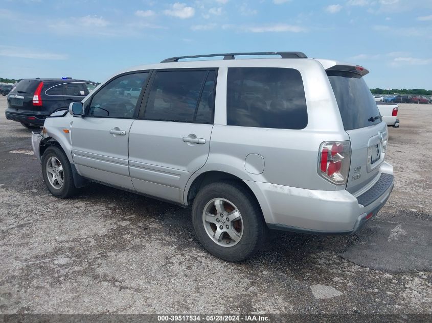 2006 Honda Pilot Ex VIN: 5FNYF28426B023360 Lot: 39517534