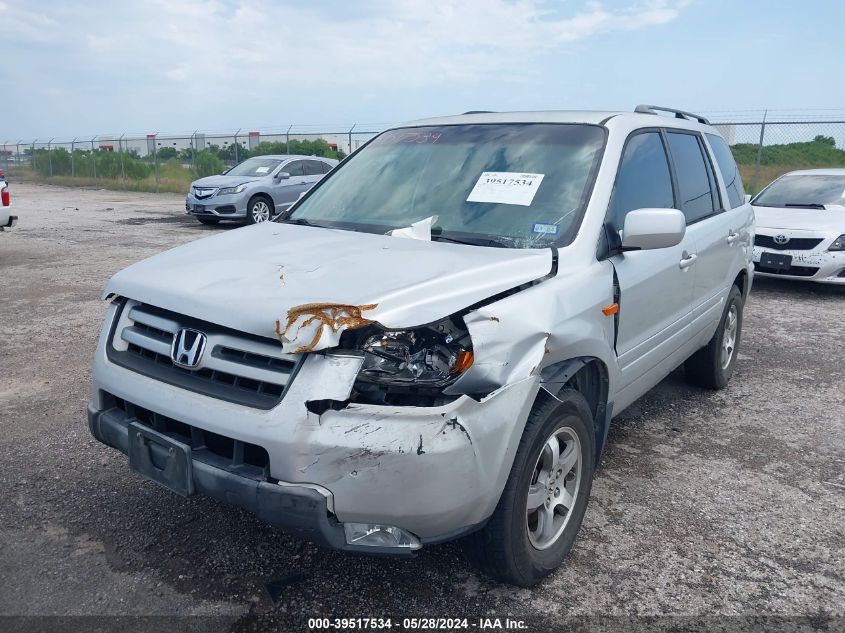 2006 Honda Pilot Ex VIN: 5FNYF28426B023360 Lot: 39517534