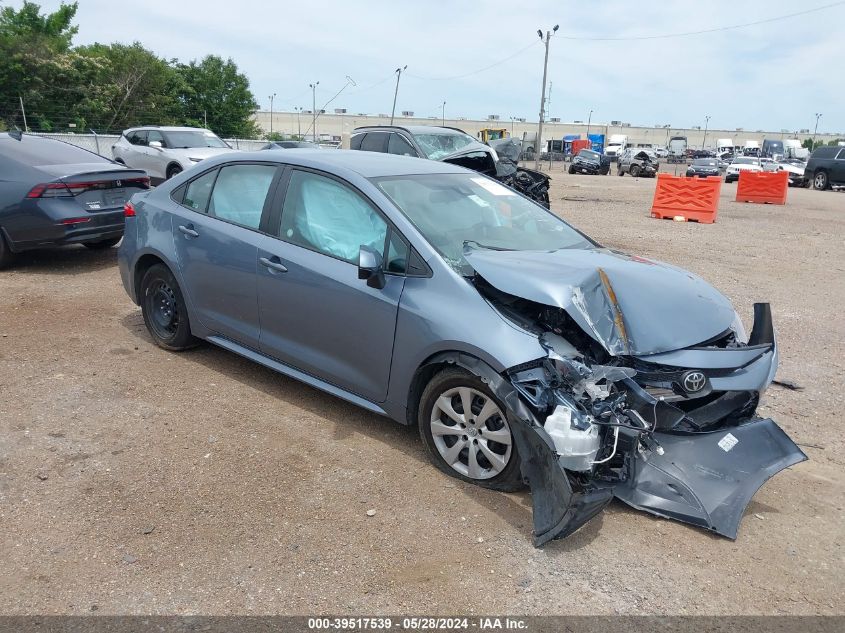 2022 Toyota Corolla Le VIN: 5YFEPMAE2NP377512 Lot: 39517539