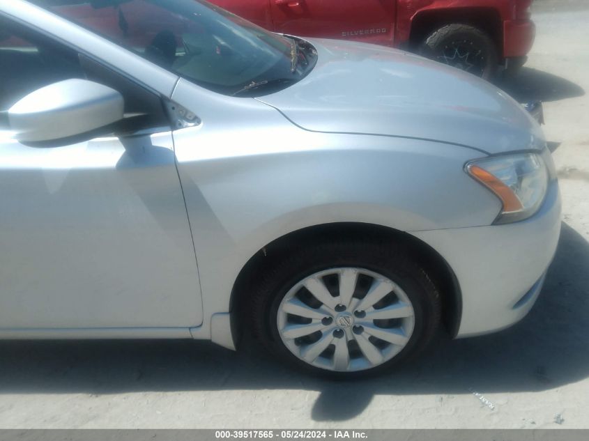 2013 Nissan Sentra S VIN: 3N1AB7AP3DL782082 Lot: 39517565