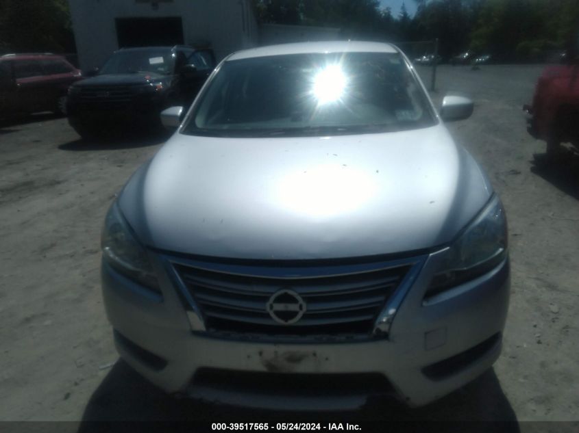 2013 Nissan Sentra S VIN: 3N1AB7AP3DL782082 Lot: 39517565