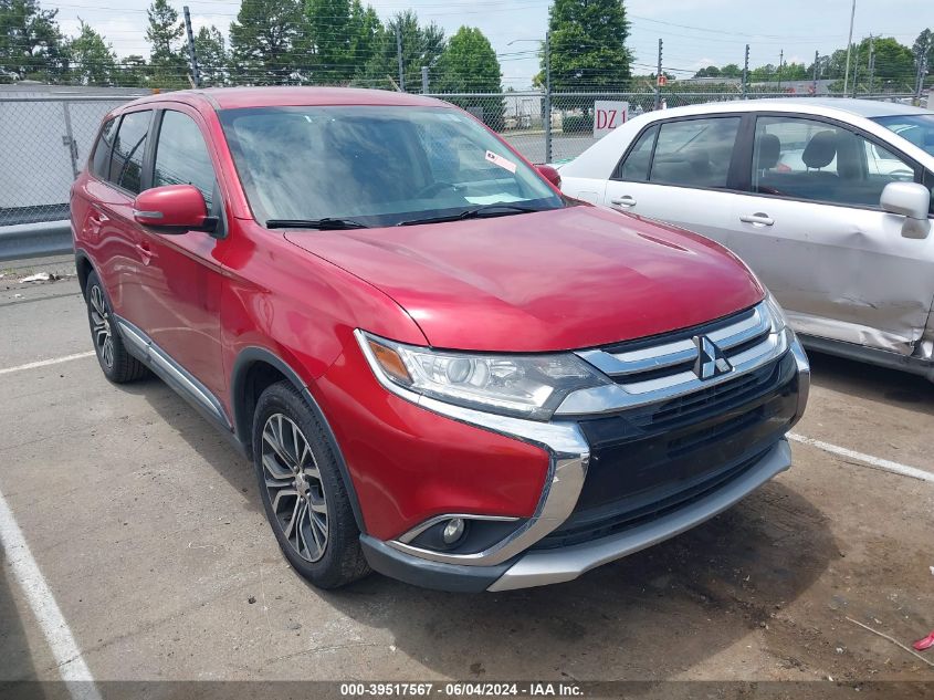 2017 Mitsubishi Outlander Se VIN: JA4AD3A37HZ028043 Lot: 39517567