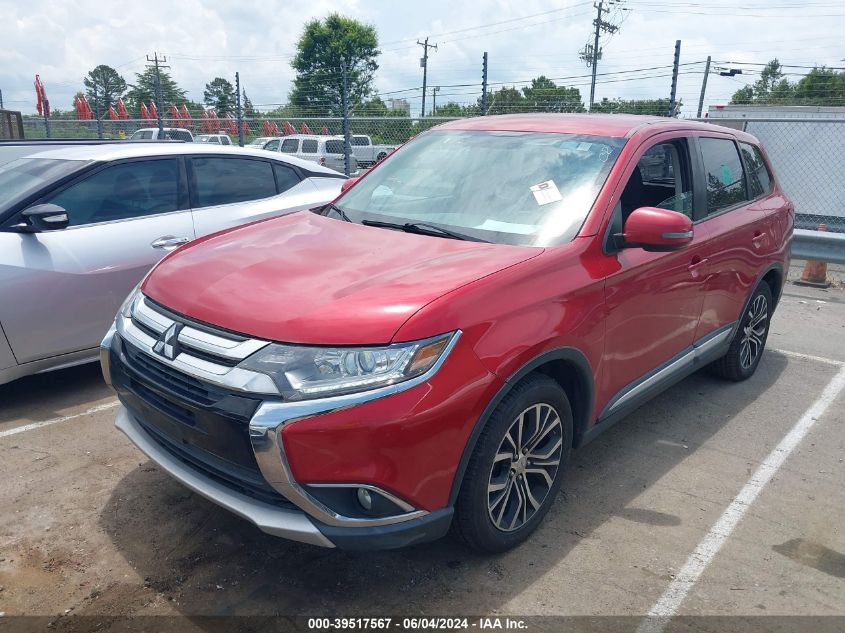 2017 Mitsubishi Outlander Se VIN: JA4AD3A37HZ028043 Lot: 39517567