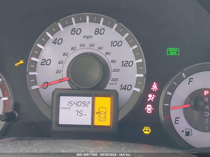 2013 Honda Pilot Lx VIN: 5FNYF4H27DB029775 Lot: 39517568