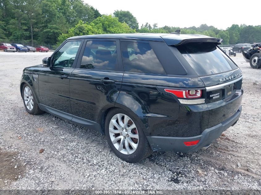 2015 Land Rover Range Rover Sport 5.0L V8 Supercharged VIN: SALWR2TFXFA620054 Lot: 39517574