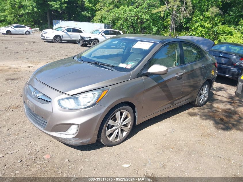 2013 Hyundai Accent Gls VIN: KMHCU4AE5DU562313 Lot: 39517575