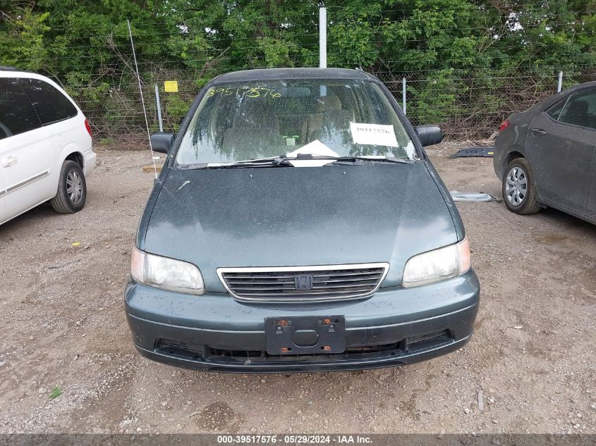 1997 Honda Odyssey Lx VIN: JHMRA1847VC015312 Lot: 39517576