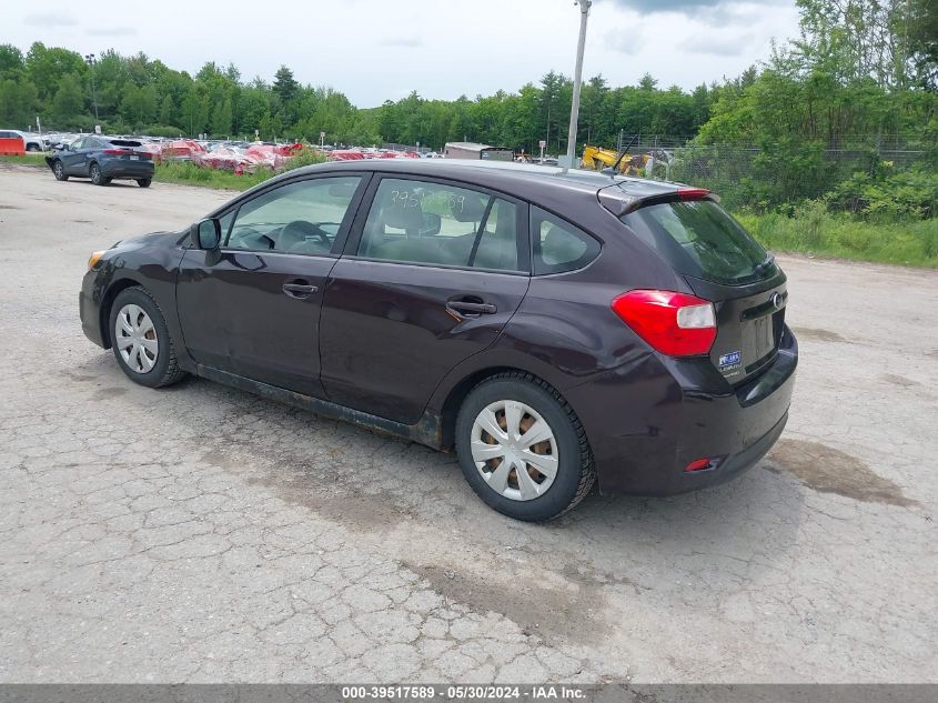 2012 Subaru Impreza 2.0I VIN: JF1GPAA6XCH205517 Lot: 39517589