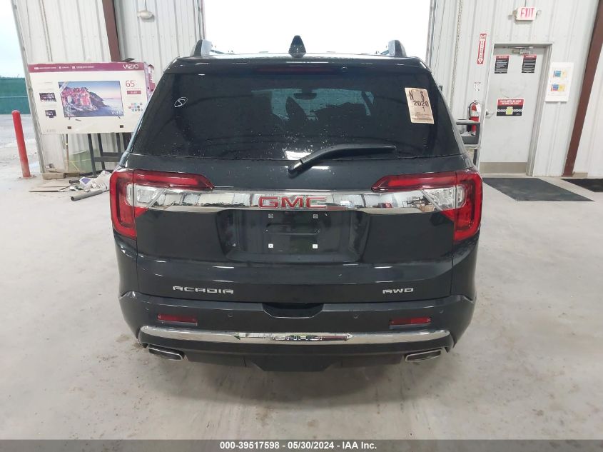 2020 GMC Acadia Awd Denali VIN: 1GKKNXLS6LZ209425 Lot: 39517598