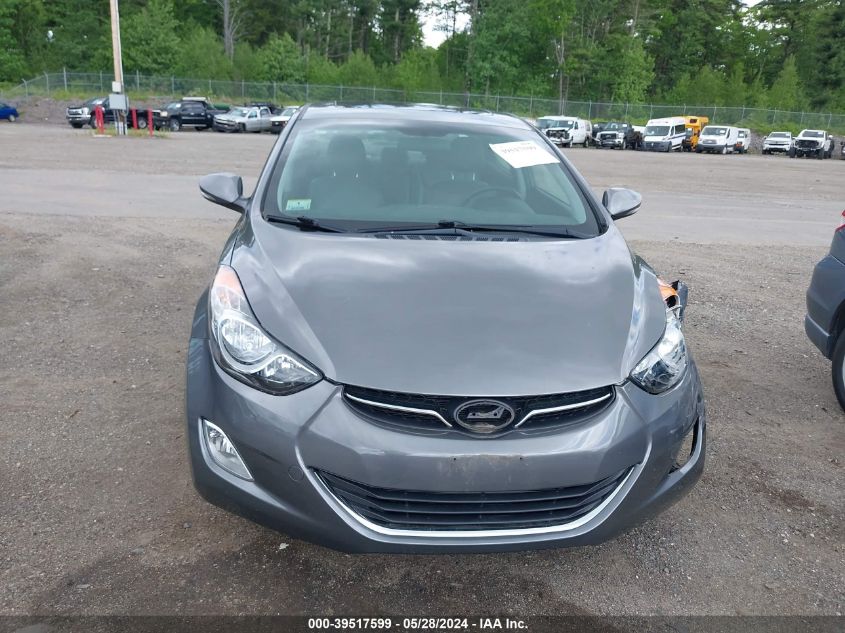 2013 Hyundai Elantra Limited VIN: 5NPDH4AE7DH284487 Lot: 39517599