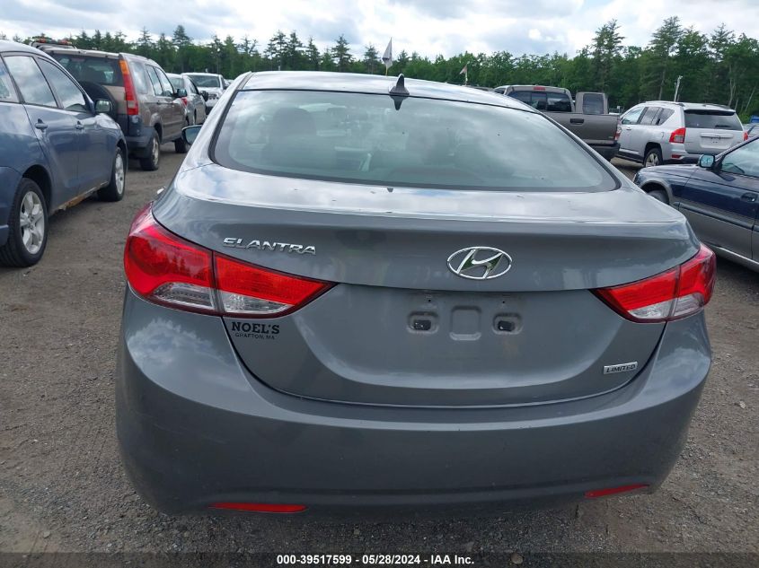 2013 Hyundai Elantra Limited VIN: 5NPDH4AE7DH284487 Lot: 39517599