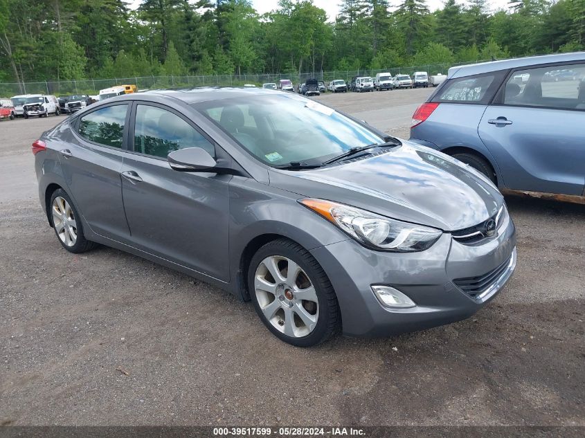 2013 Hyundai Elantra Limited VIN: 5NPDH4AE7DH284487 Lot: 39517599