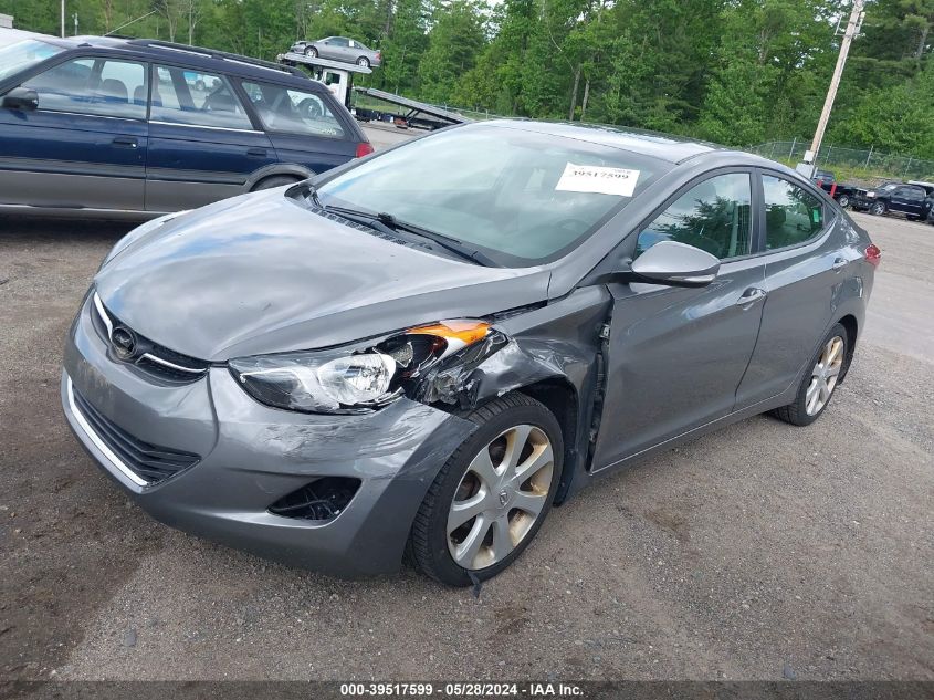 2013 Hyundai Elantra Limited VIN: 5NPDH4AE7DH284487 Lot: 39517599