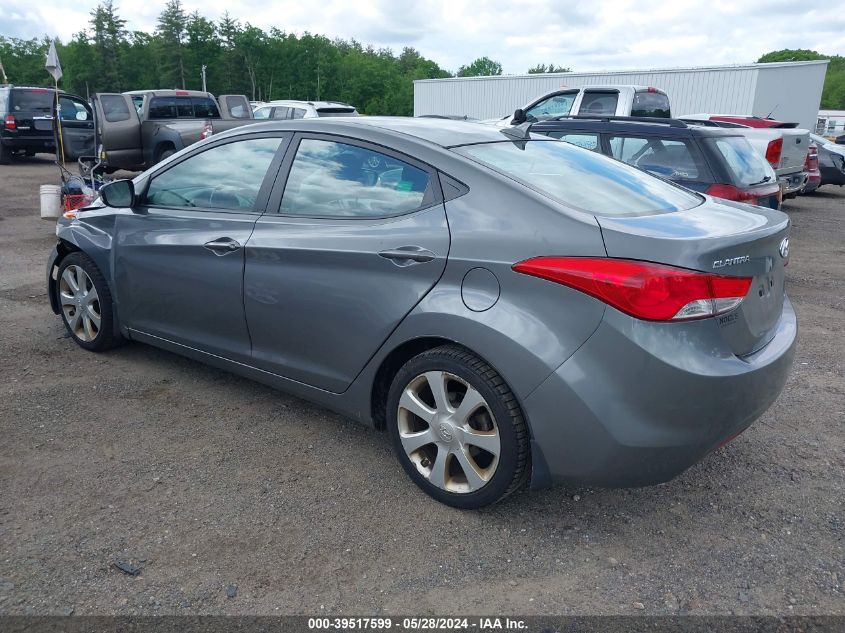 2013 Hyundai Elantra Limited VIN: 5NPDH4AE7DH284487 Lot: 39517599