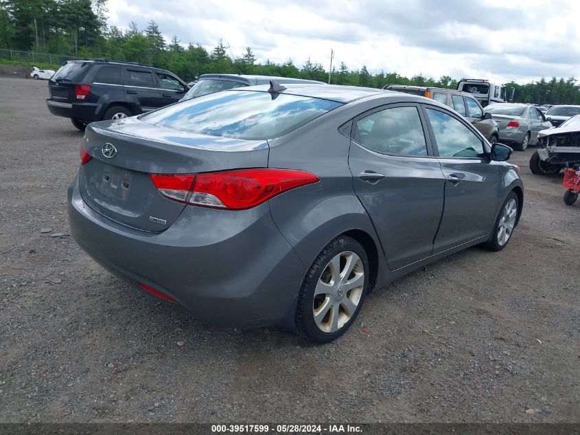 2013 Hyundai Elantra Limited VIN: 5NPDH4AE7DH284487 Lot: 39517599