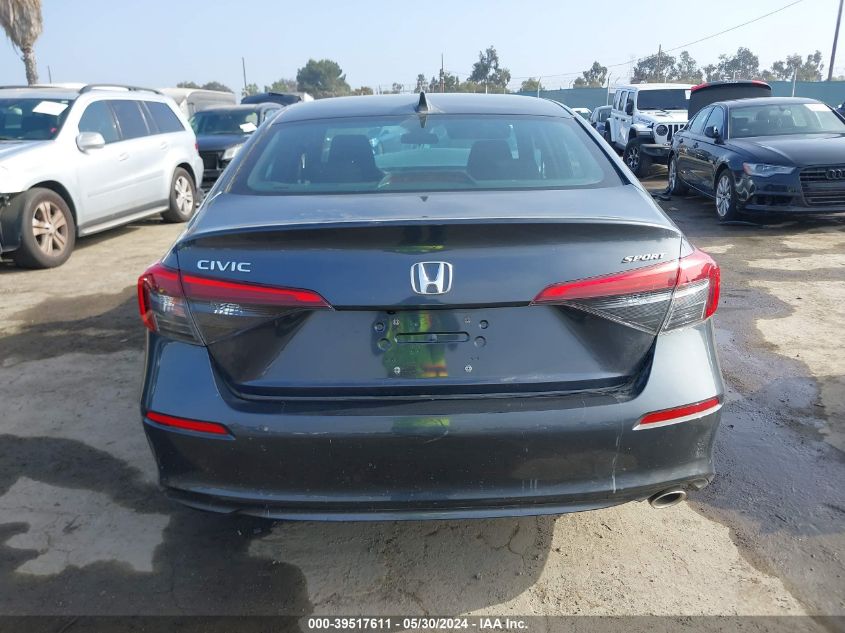 2HGFE2F54NH601250 2022 Honda Civic Sport