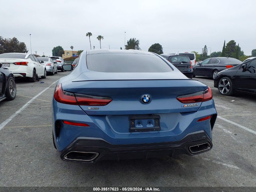 2019 BMW M850I VIN: WBABC4C59KBU95723 Lot: 39517623