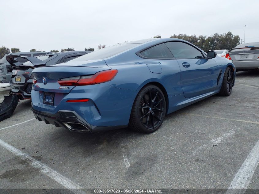 2019 BMW M850I VIN: WBABC4C59KBU95723 Lot: 39517623