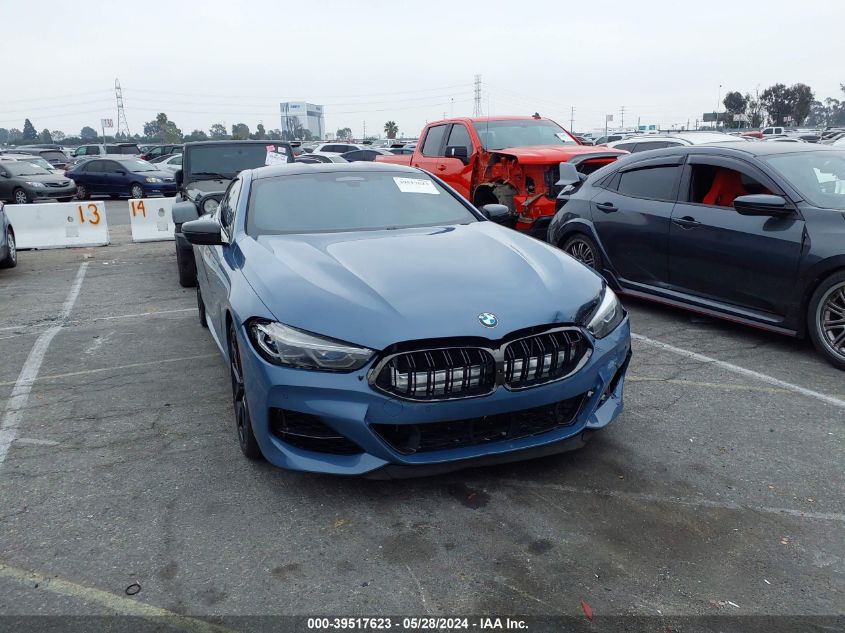 2019 BMW M850I VIN: WBABC4C59KBU95723 Lot: 39517623