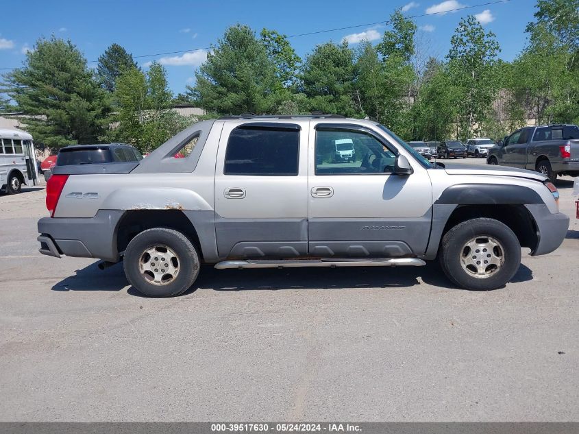 2004 Chevrolet Avalanche 1500 VIN: 3GNEK12T74G136521 Lot: 39517630