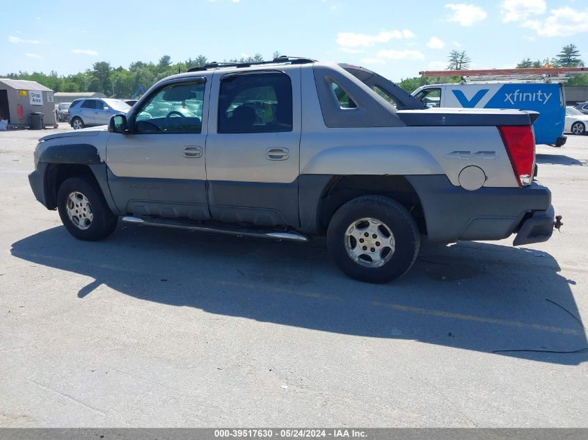 2004 Chevrolet Avalanche 1500 VIN: 3GNEK12T74G136521 Lot: 39517630