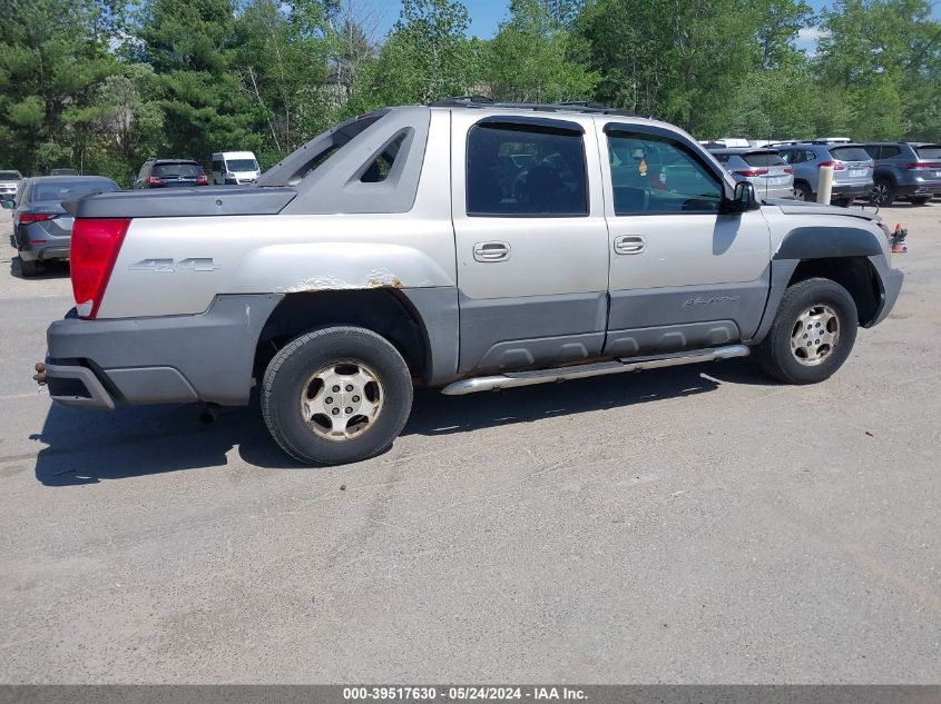 2004 Chevrolet Avalanche 1500 VIN: 3GNEK12T74G136521 Lot: 39517630