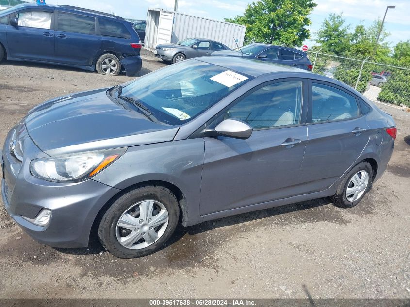 2014 Hyundai Accent Gls VIN: KMHCT4AEXEU604463 Lot: 39517638