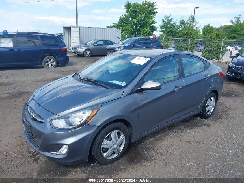 2014 Hyundai Accent Gls VIN: KMHCT4AEXEU604463 Lot: 39517638