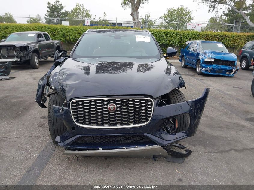 2022 Jaguar F-Pace S P250 Awd Automatic VIN: SADCJ2EX7NA701572 Lot: 39517645