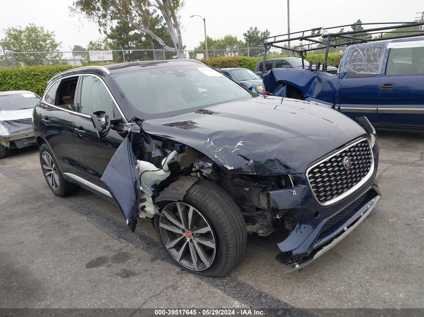 VIN SADCJ2EX7NA701572 2022 JAGUAR F-PACE S P250 AWD AUTOMATIC