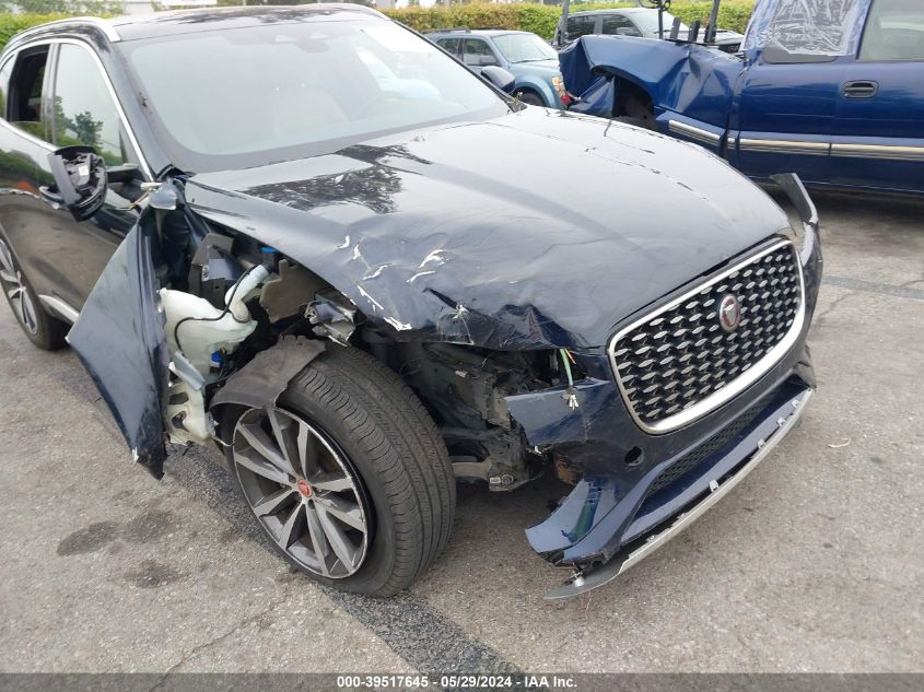 2022 Jaguar F-Pace S P250 Awd Automatic VIN: SADCJ2EX7NA701572 Lot: 39517645