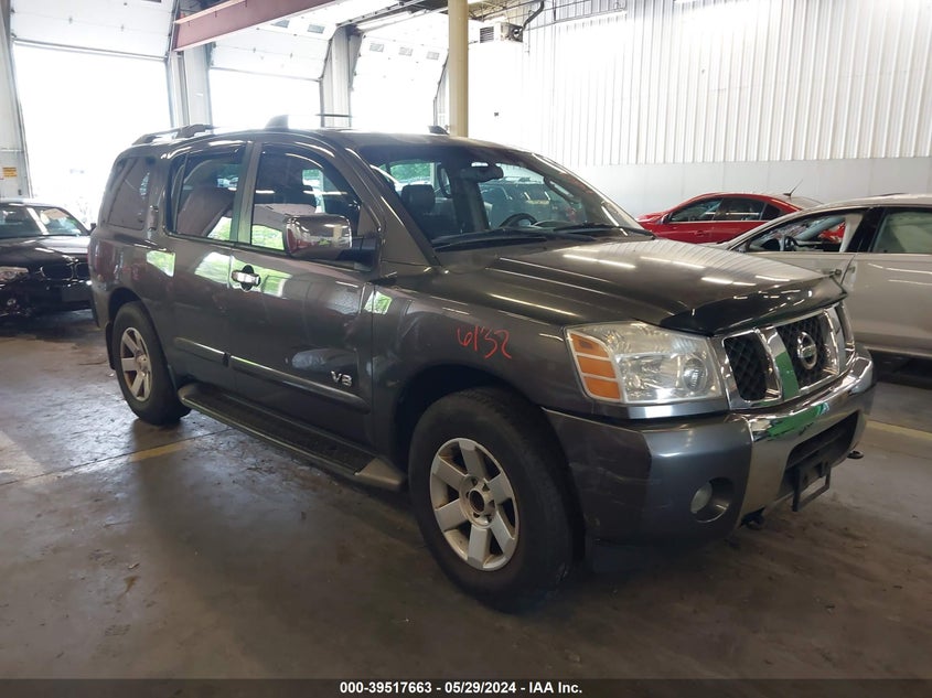2005 Nissan Armada Le VIN: 5N1AA08B95N707384 Lot: 39517663
