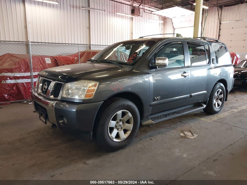 2005 Nissan Armada Le VIN: 5N1AA08B95N707384 Lot: 39517663