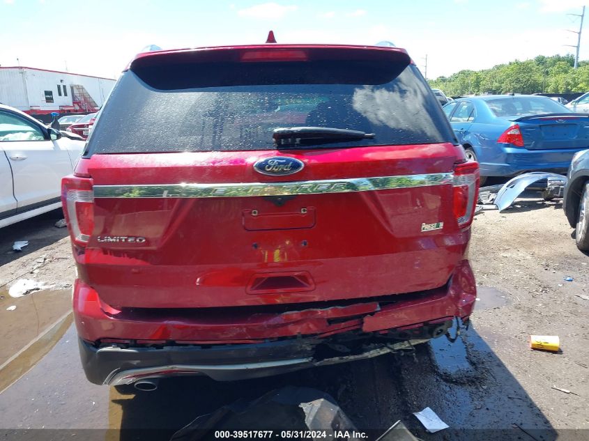 2017 Ford Explorer Limited VIN: 1FM5K7F8XHGB28461 Lot: 39517677