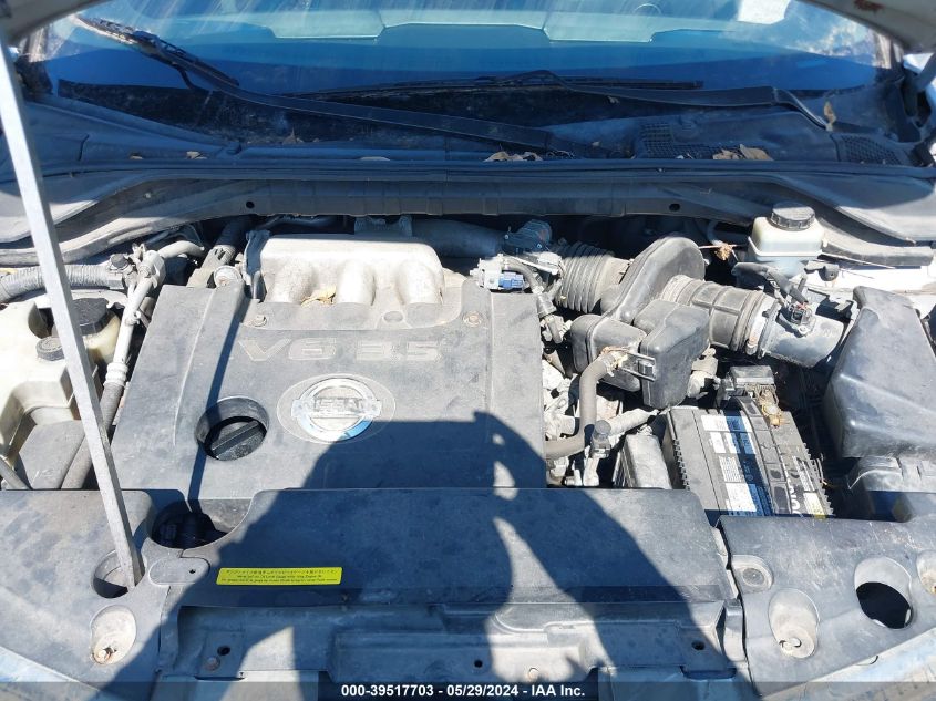 2004 Nissan Murano Sl VIN: JN8AZ08W74W329658 Lot: 39517703