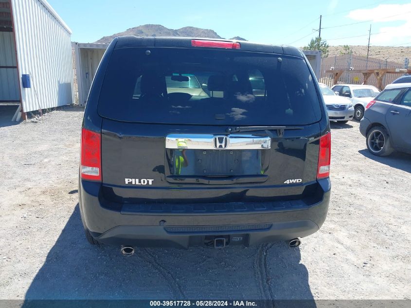 2015 Honda Pilot Ex-L VIN: 5FNYF4H52FB012363 Lot: 39517728