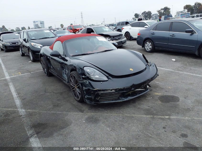 2022 Porsche 718 Boxster T VIN: WP0CA2A84NS205634 Lot: 39517741