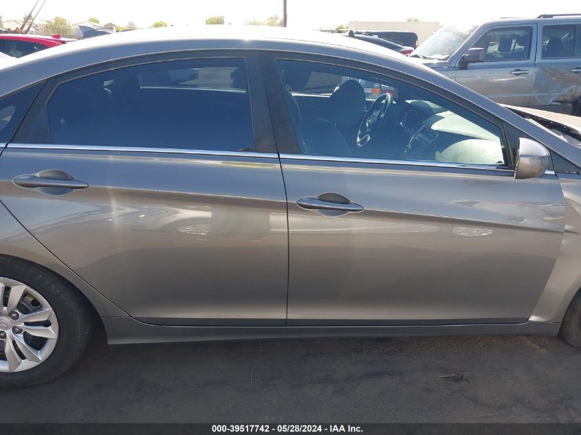 2013 Hyundai Sonata Gls VIN: 5NPEB4AC0DH532616 Lot: 39517742