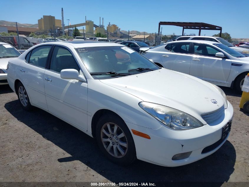 2003 Lexus Es 300 VIN: JTHBF30G736002060 Lot: 39517750