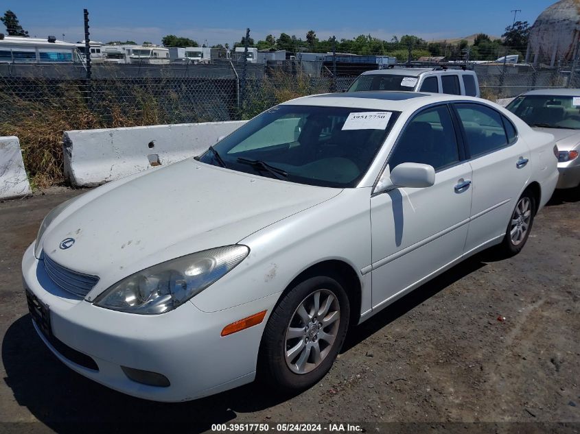 2003 Lexus Es 300 VIN: JTHBF30G736002060 Lot: 39517750