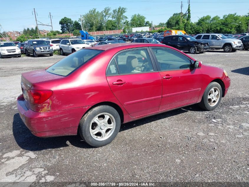 2005 Toyota Corolla Le VIN: JTDBR32E852055798 Lot: 39517759