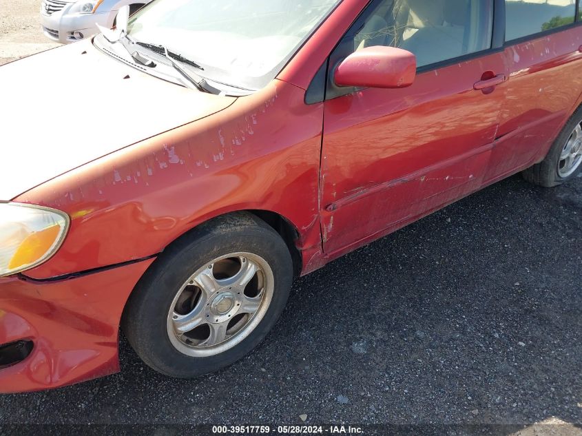 2005 Toyota Corolla Le VIN: JTDBR32E852055798 Lot: 39517759