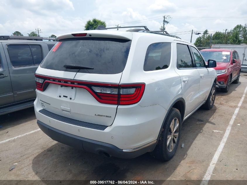 2014 Dodge Durango Limited VIN: 1C4RDJDG7EC592964 Lot: 39517762