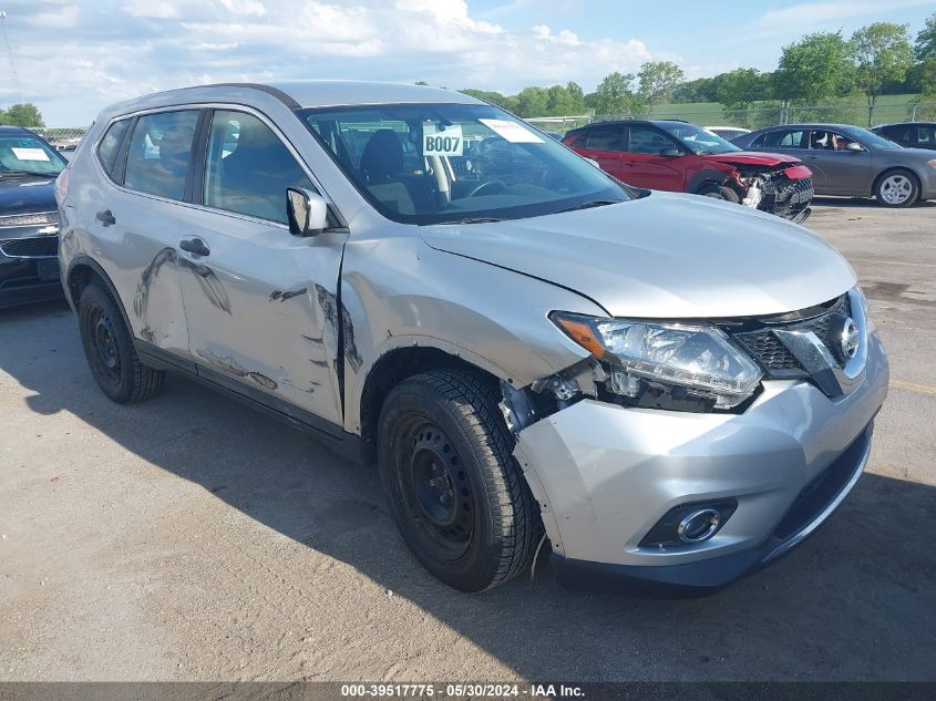 2016 Nissan Rogue S/Sl/Sv VIN: 5N1AT2MV0GC736664 Lot: 39517775