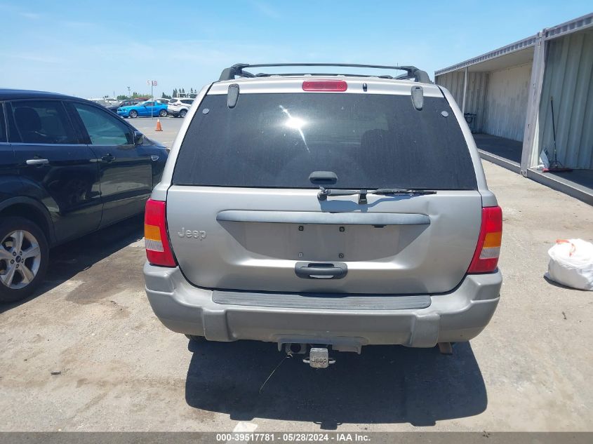 2000 Jeep Grand Cherokee Laredo VIN: 1J4GW48S5YC380256 Lot: 39517781