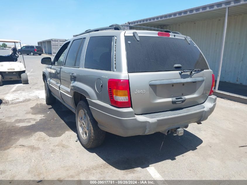 2000 Jeep Grand Cherokee Laredo VIN: 1J4GW48S5YC380256 Lot: 39517781