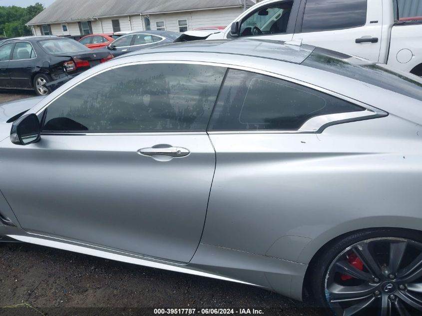 JN1FV7EL3KM440493 2019 Infiniti Q60 3.0T Red Sport 400