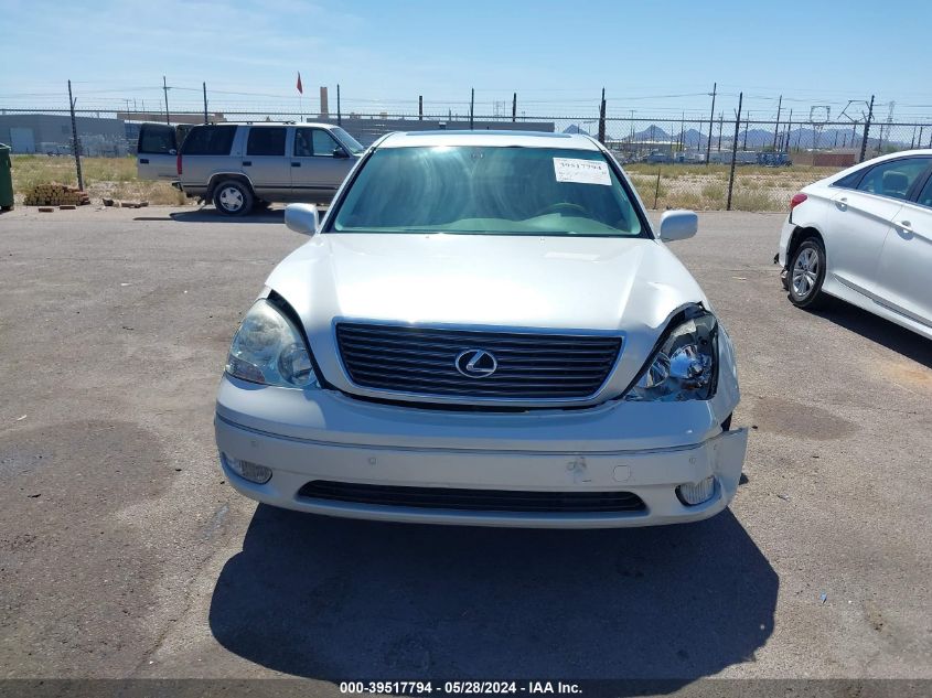 2003 Lexus Ls 430 VIN: JTHBN30F130108887 Lot: 39517794